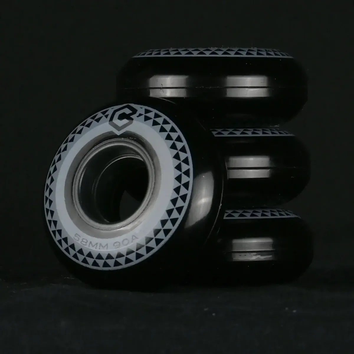 Team wheel, 58mm / 90A — Black